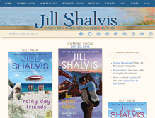 Tablet Screenshot of jillshalvis.com